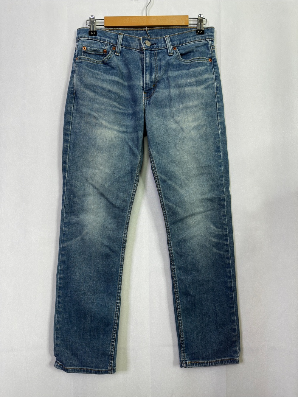 Levi’s 511 Straight Leg Jeans Mens Denim Medium Blue 30x30 Classic Cotton Loose